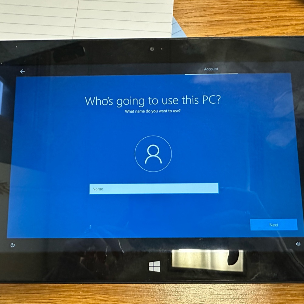 Microsoft Surface Tablet